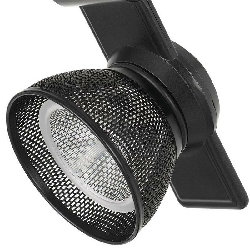 Hot Sale π Benzara 12W Integrated LED Metal Track Fixture With Mesh Head In Black π - Image 5