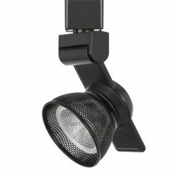 Hot Sale π Benzara 12W Integrated LED Metal Track Fixture With Mesh Head In Black π