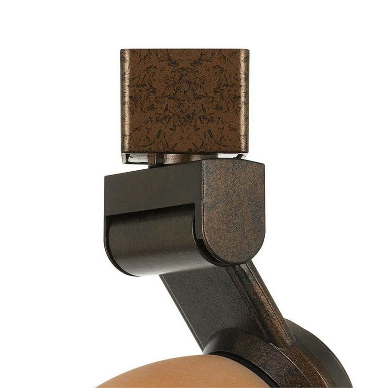 Discount π Benzara 12W Integrated LED Track Fixture With Polycarbonate Head In Bronze And Orange π - Image 3