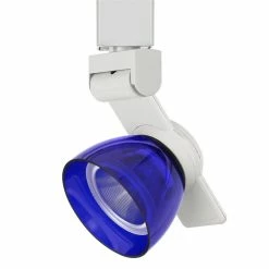 Discount ❤️ Benzara 12W Integrated LED Track Fixture With Polycarbonate Head In White And Blue 👍