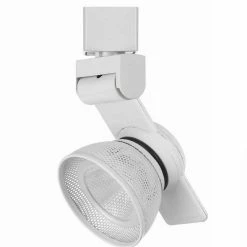 Cheap π Benzara 12W Integrated LED Metal Track Fixture With Mesh Head In White β