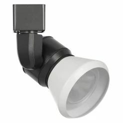 Best deal 🤩 Benzara 10W Integrated LED Metal Track Fixture With Cone Head In Black And White ❤️