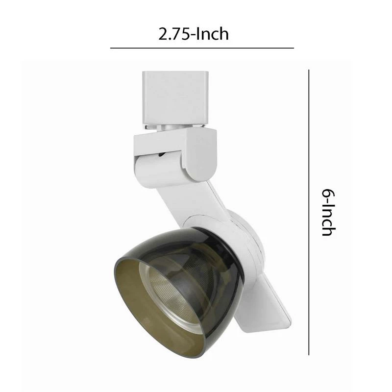 Cheap βοΈ Benzara 12W Integrated LED Metal Track Fixture With Oval Shape Head InWhite And Brown β - Image 6