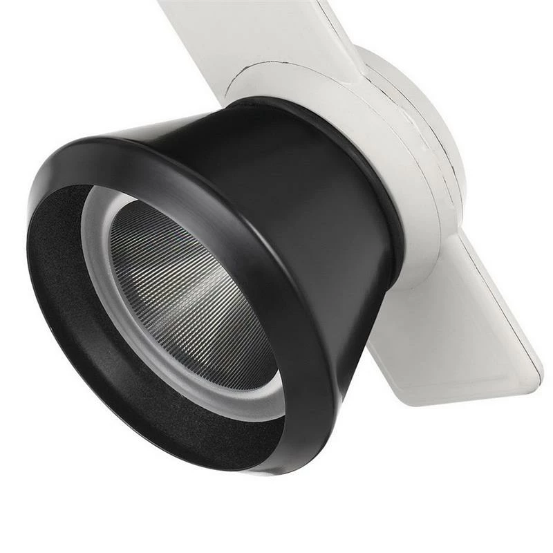 Deals π Benzara 12W Integrated LED Metal Track Fixture With Cone Head In White And Black π - Image 5
