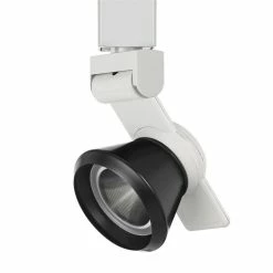 Deals 😀 Benzara 12W Integrated LED Metal Track Fixture With Cone Head In White And Black 👍