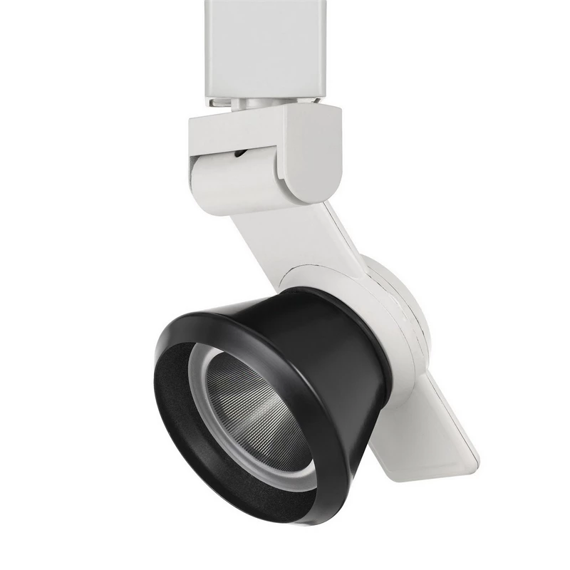 Deals π Benzara 12W Integrated LED Metal Track Fixture With Cone Head In White And Black π