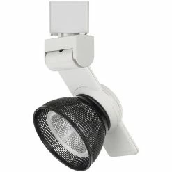 Cheap π Benzara 12W Integrated LED Metal Track Fixture With Mesh Head In White And Black π₯°