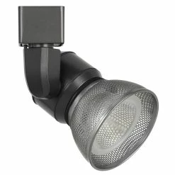 Best deal π Benzara 10W Integrated LED Metal Track Fixture With Mesh Head In Black And Silver π€©