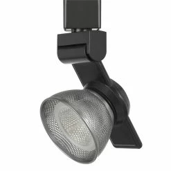 New π₯° Benzara 12W Integrated LED Metal Track Fixture With Mesh Head In Black And Silver π