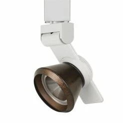 Discount π€© Benzara 12W Integrated LED Metal Track Fixture With Cone Head In White And Bronze π