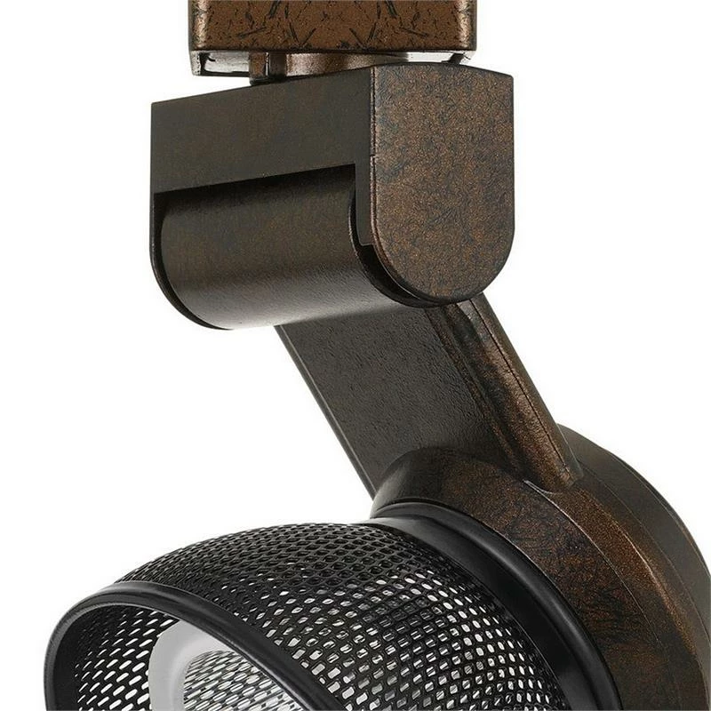 Wholesale β Benzara 12W Integrated LED Metal Track Fixture With Mesh Head In Bronze And Black β - Image 4