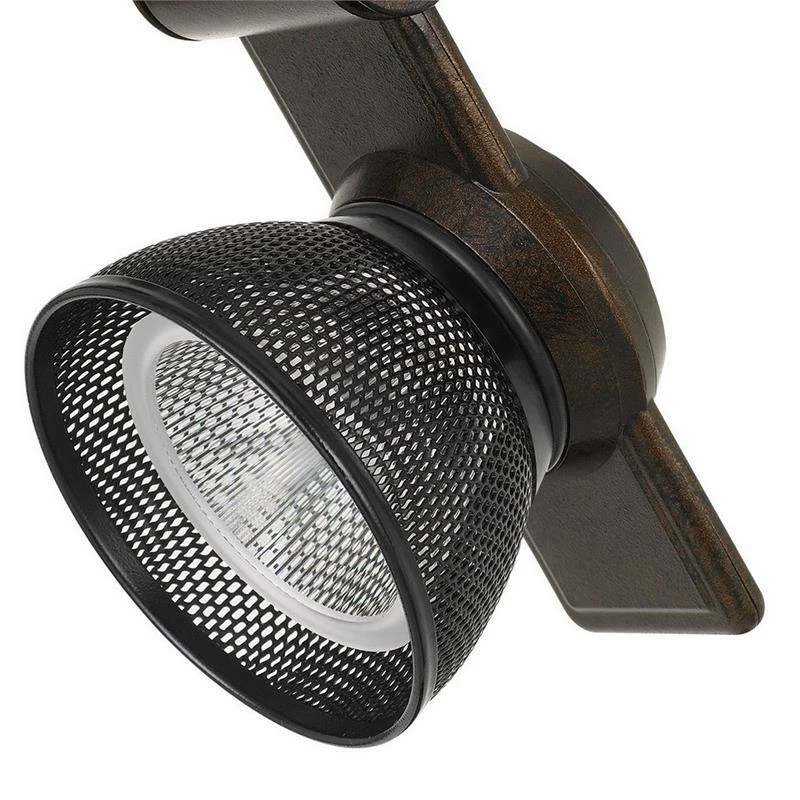 Wholesale β Benzara 12W Integrated LED Metal Track Fixture With Mesh Head In Bronze And Black β - Image 5