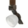 Outlet ⭐ Benzara 12W Integrated LED Track Fixture With Polycarbonate Head In Bronze And White 🌟