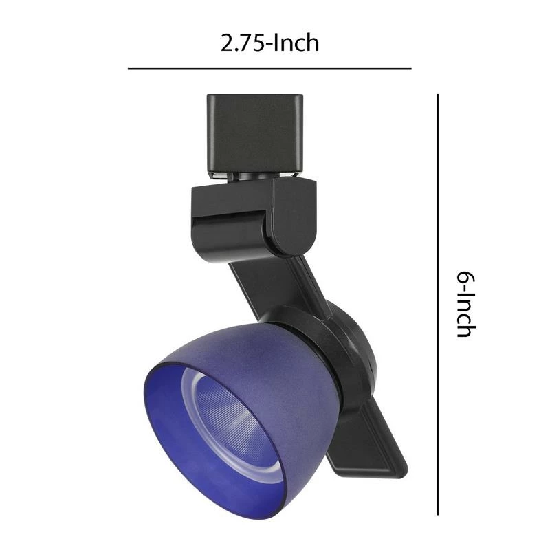 Best Pirce π€© Benzara 12W Integrated Metal And Polycarbonate LED Track Fixture In Black And Blue π₯° - Image 6