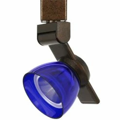 Cheap 💯 Benzara 12W Integrated LED Track Fixture With Polycarbonate Head In Bronze And Blue 🔔