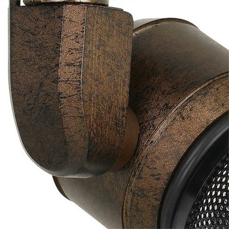 New π₯ Benzara 10W Integrated LED Metal Track Fixture With Mesh Head In Bronze And Black π₯ - Image 4