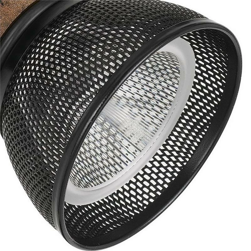 New π₯ Benzara 10W Integrated LED Metal Track Fixture With Mesh Head In Bronze And Black π₯ - Image 5