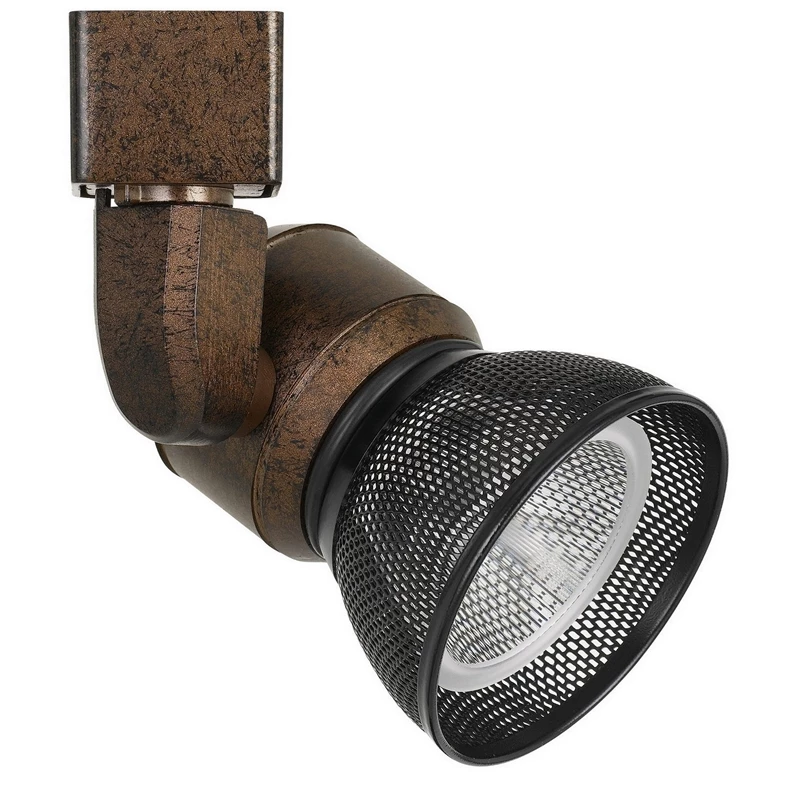 New π₯ Benzara 10W Integrated LED Metal Track Fixture With Mesh Head In Bronze And Black π₯