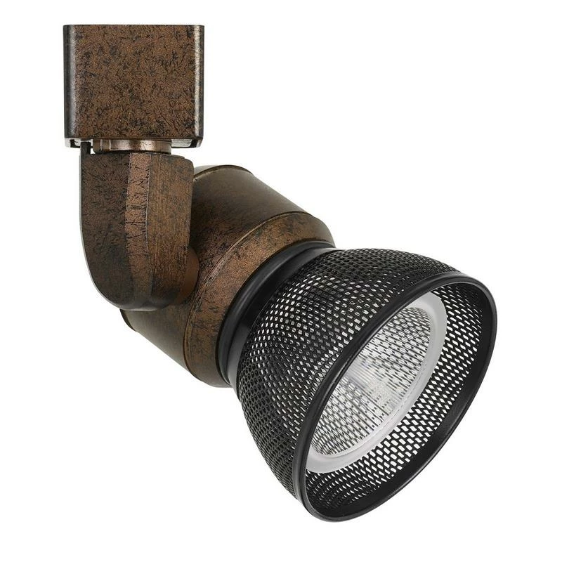 New π₯ Benzara 10W Integrated LED Metal Track Fixture With Mesh Head In Bronze And Black π₯ - Image 2
