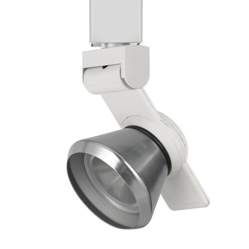 Best Sale π Benzara 12W Integrated LED Metal Track Fixture With Cone Head In White And Silver π