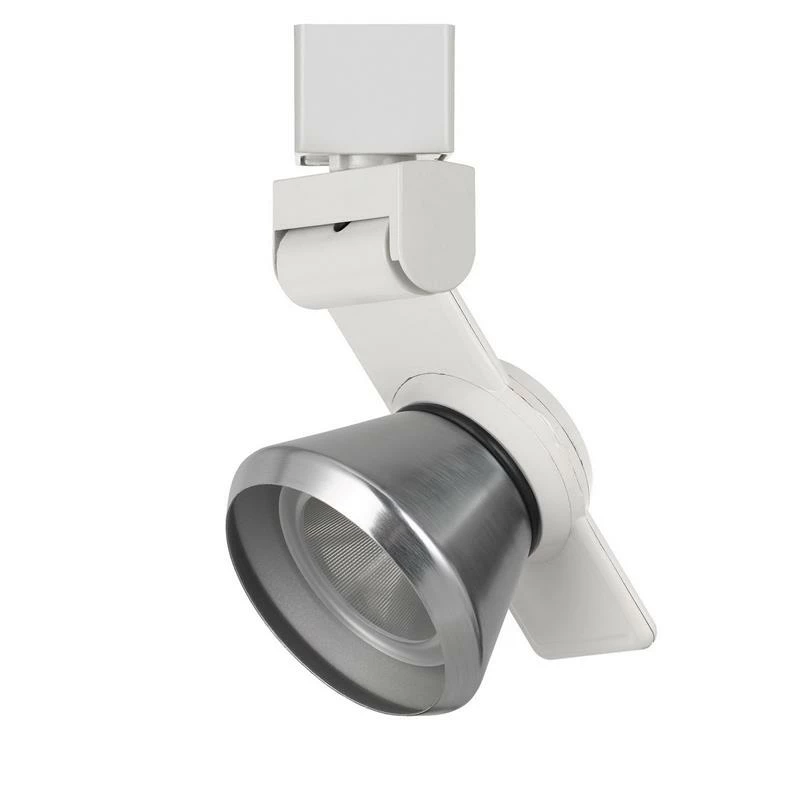 Best Sale π Benzara 12W Integrated LED Metal Track Fixture With Cone Head In White And Silver π - Image 2