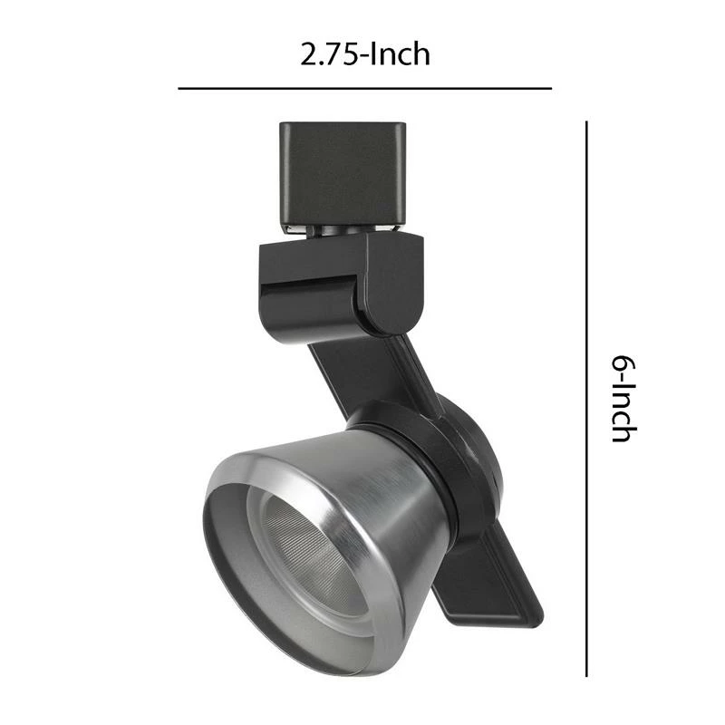 Top 10 π Benzara 12W Integrated LED Metal Track Fixture With Cone Head In Black And Silver π - Image 6