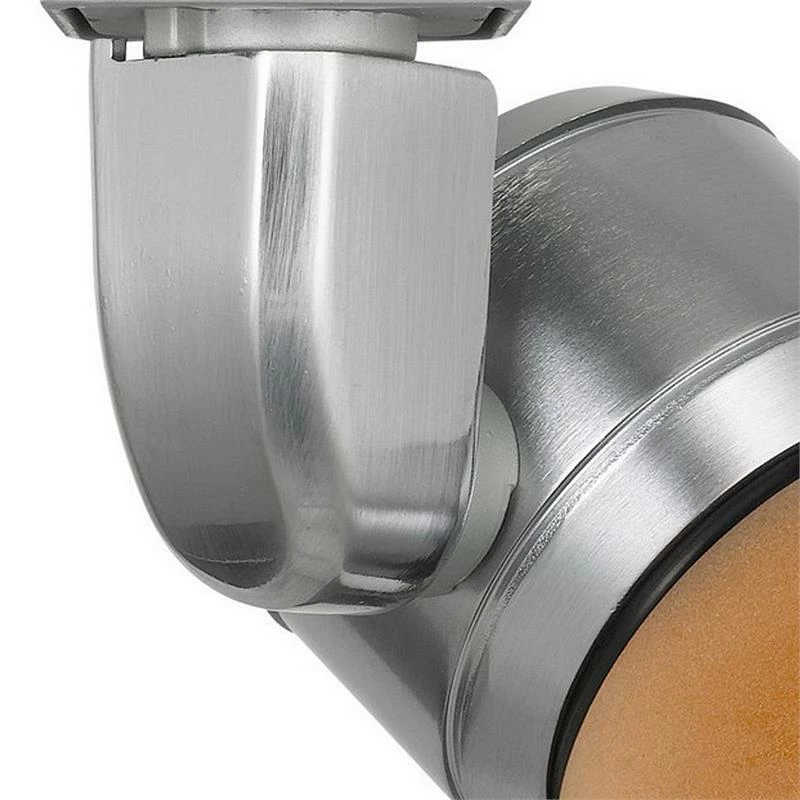 Best deal β€οΈ Benzara Metal And Frosted Polycarbonate LED Track Fixture In Silver And Yellow β¨ - Image 4