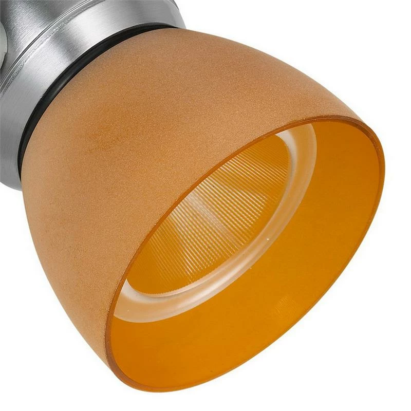 Best deal β€οΈ Benzara Metal And Frosted Polycarbonate LED Track Fixture In Silver And Yellow β¨ - Image 5