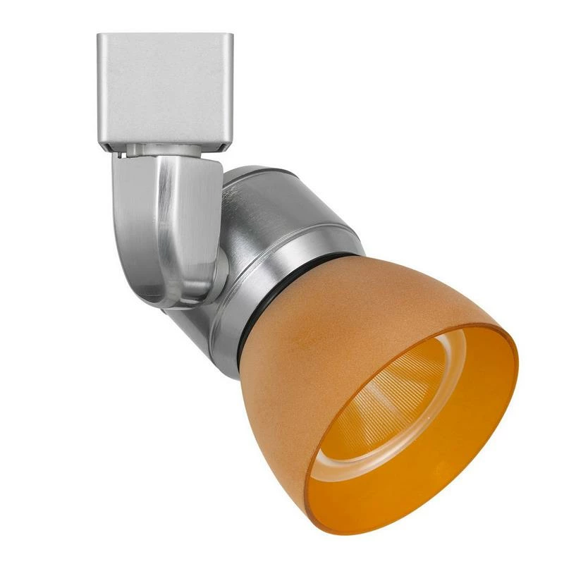 Best deal β€οΈ Benzara Metal And Frosted Polycarbonate LED Track Fixture In Silver And Yellow β¨ - Image 2