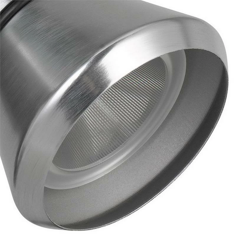 Deals βοΈ Benzara Metal Frame LED Track Fixture With Conical Shade In Silver 𧨠- Image 5