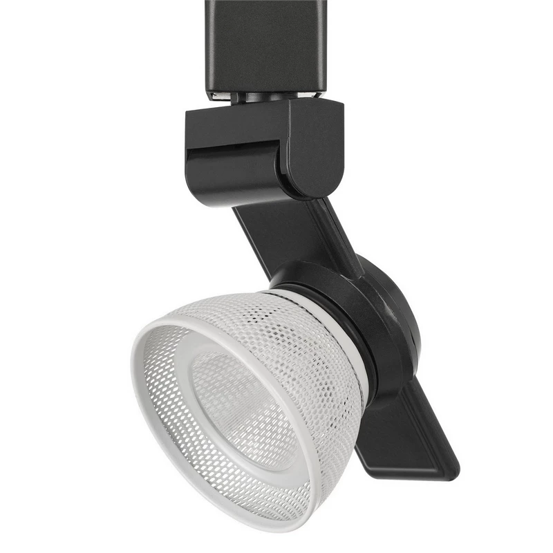 Cheap π Benzara 12W Integrated LED Metal Track Fixture With Mesh Head In Black And White βοΈ
