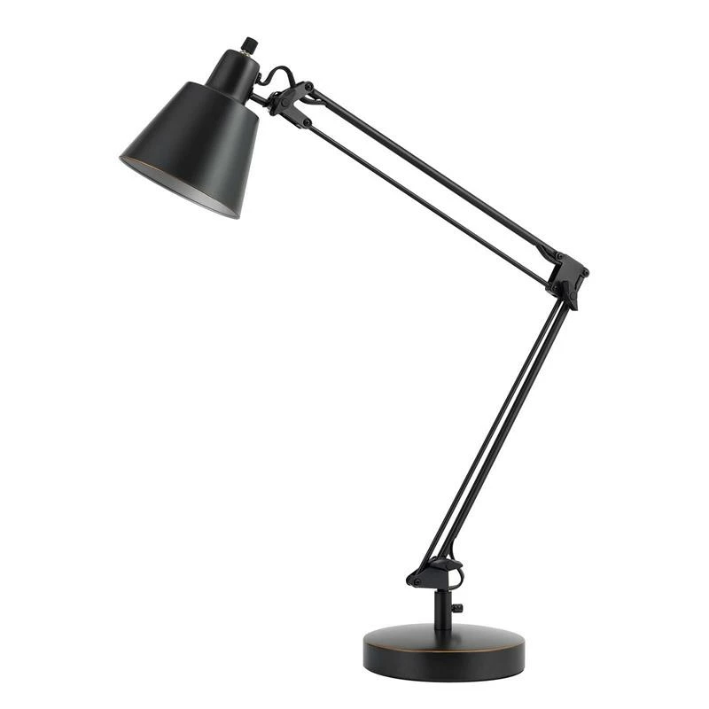 Cheap π€© Benzara 60W Metal Task Lamp With Adjustable Arms And Swivel Head With Set Of 2 In Black π - Image 2