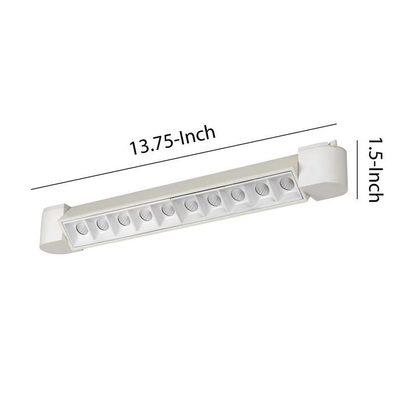 Brand new π€© Benzara 20 W Integrated LED Linear Design Track Fixture With Dimmer Feature In White π - Image 6