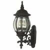 Best reviews of 😍 Woodbridge Lighting Basic 3-light Aluminum Outdoor Sconce In Powder 🧥 Coated Black 👍
