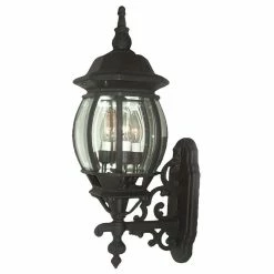 Best reviews of 😍 Woodbridge Lighting Basic 3-light Aluminum Outdoor Sconce In Powder 🧥 Coated Black 👍