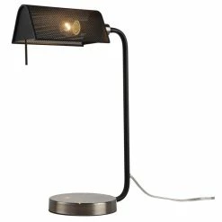 Cheapest π Woodbridge Lighting Randall Zoco Metal Desk Light In Black/Antique Nickel π