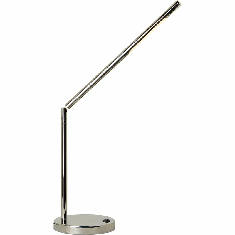 Buy π₯° Maklaine Modern Table Lamp In Polished Nickel And White π - Image 3