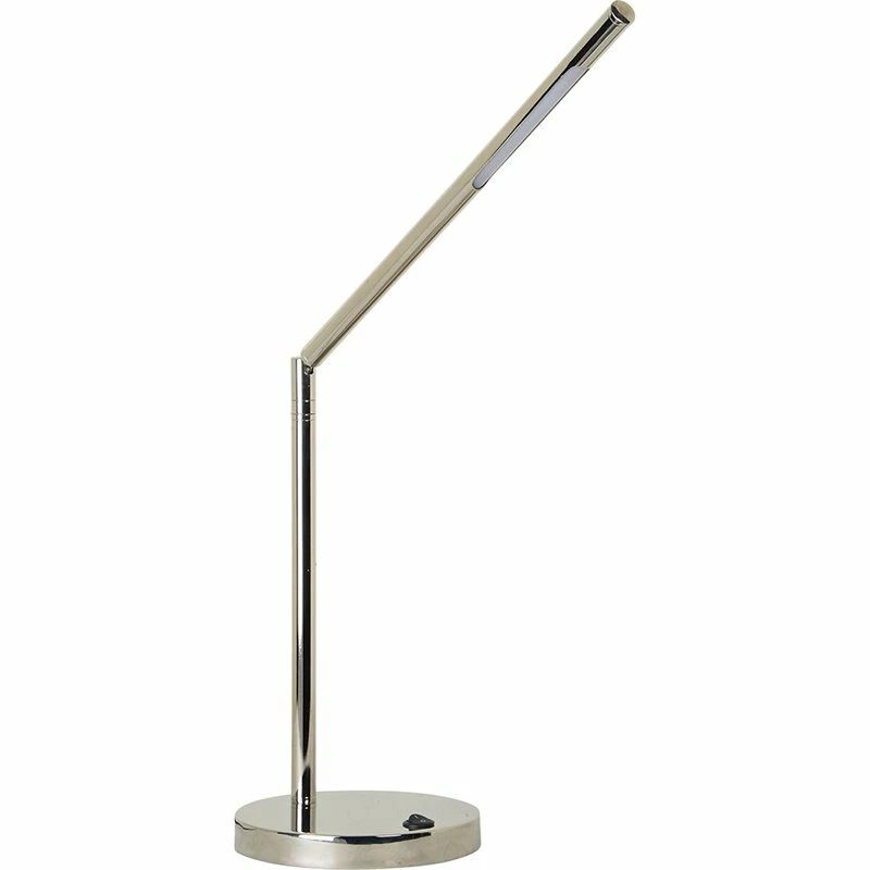 Buy π₯° Maklaine Modern Table Lamp In Polished Nickel And White π