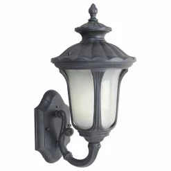 Flash Sale 🤩 Woodbridge Lighting Westbrook 14.5" 1-Light Aluminum Outdoor Wall Light In Black 🎁
