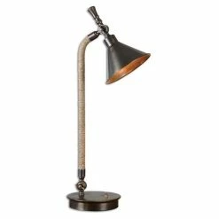 Brand new 🥰 Bowery Hill Contemporary Metal Task Lamp In Oxidized Bronze 🎉