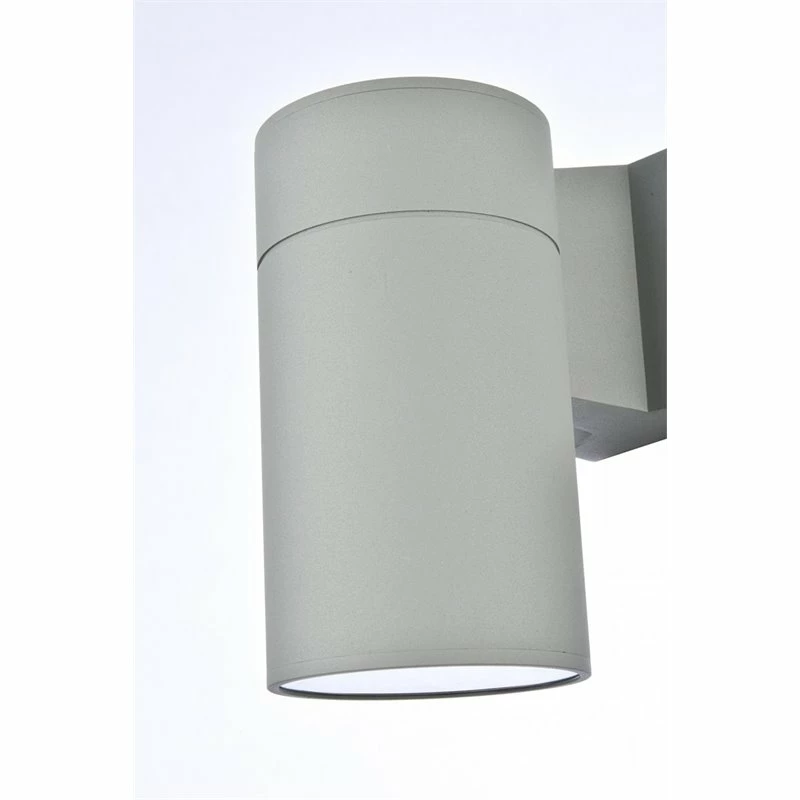 Best Pirce βοΈ Living District Raine 1-Light Modern Aluminum Outdoor Wall Light - Silver π - Image 5