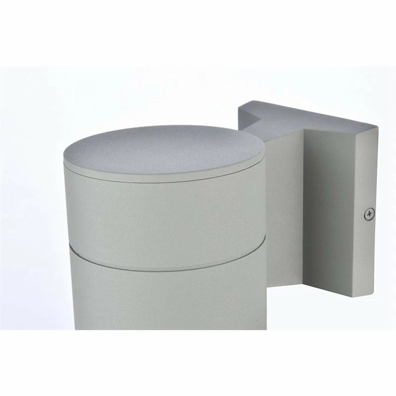 Best Pirce βοΈ Living District Raine 1-Light Modern Aluminum Outdoor Wall Light - Silver π - Image 6