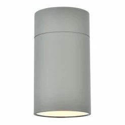 Best Pirce ✔️ Living District Raine 1-Light Modern Aluminum Outdoor Wall Light - Silver 😀