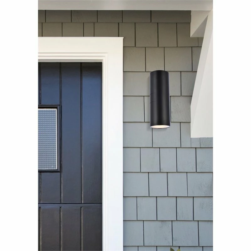 Deals π Living District Raine 1-Light Aluminum Outdoor Wall Light - Black π - Image 2