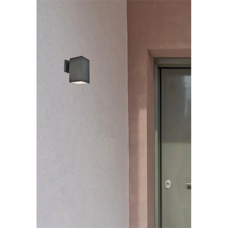 Best deal π Living District Raine 1-Light Modern Aluminum Outdoor Wall Light In Black π - Image 2