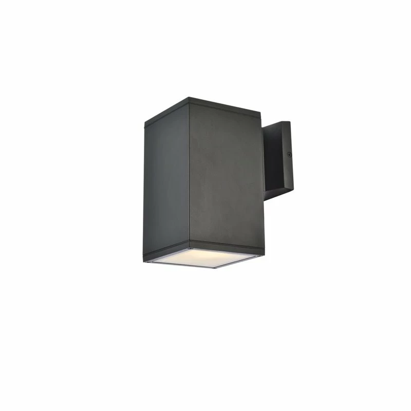 Best deal π Living District Raine 1-Light Modern Aluminum Outdoor Wall Light In Black π - Image 3