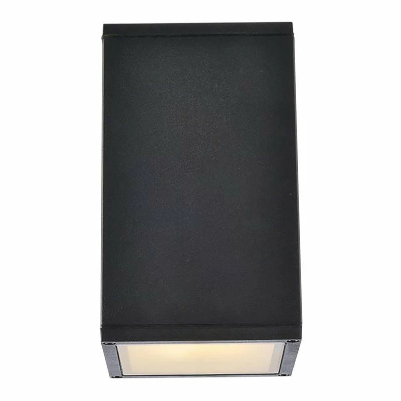 Best deal π Living District Raine 1-Light Modern Aluminum Outdoor Wall Light In Black π