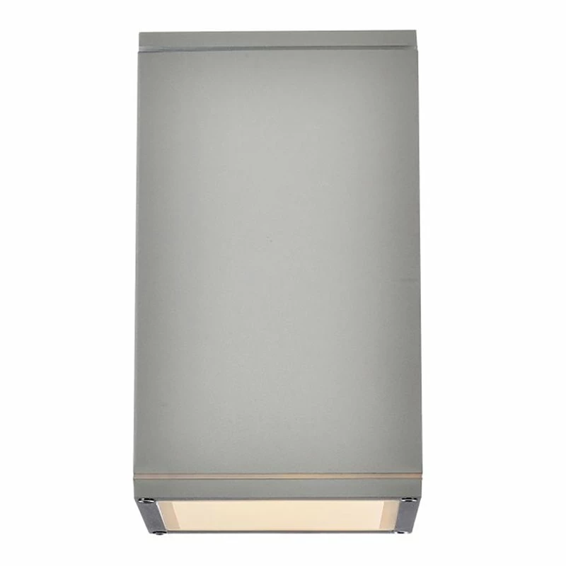 Discount β€οΈ Living District Raine 1-Light Modern Aluminum Outdoor Wall Light In Silver π