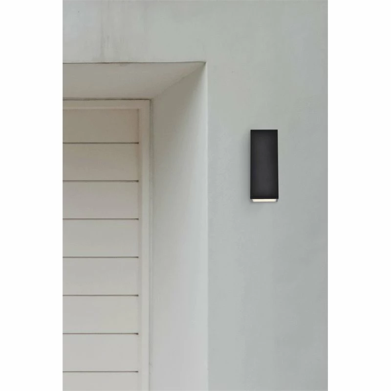 Budget π Living District Raine 1-Light Aluminum Outdoor Wall Light In Black Finish β€οΈ - Image 2
