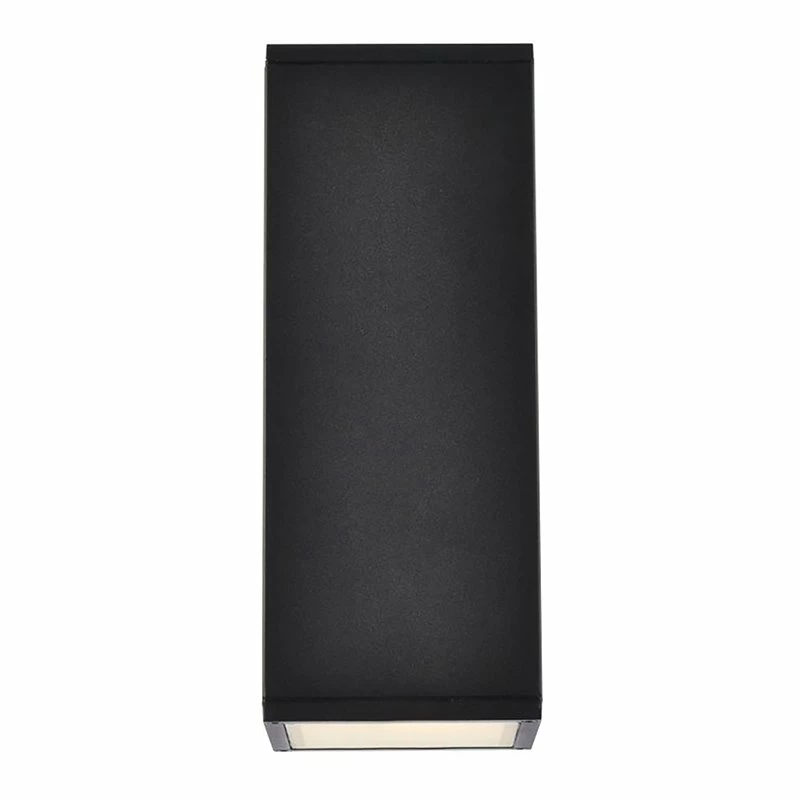Budget π Living District Raine 1-Light Aluminum Outdoor Wall Light In Black Finish β€οΈ